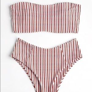 NWT Zaful Strapless Bikini